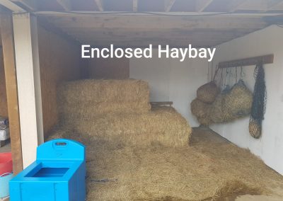 enclosed haybay